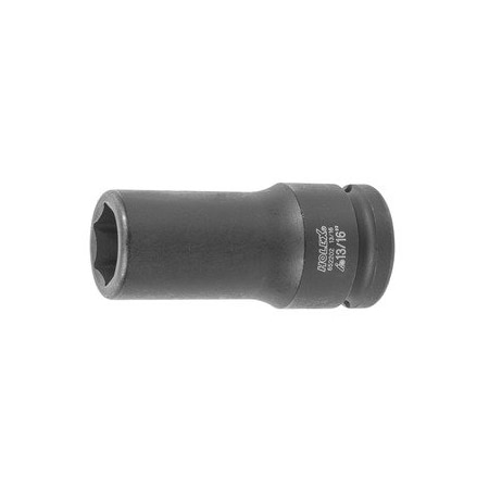 Holex Impact Socket, 3/4 inch Drive, 6 pt, Deep, 13/16 inch 652202 13/16